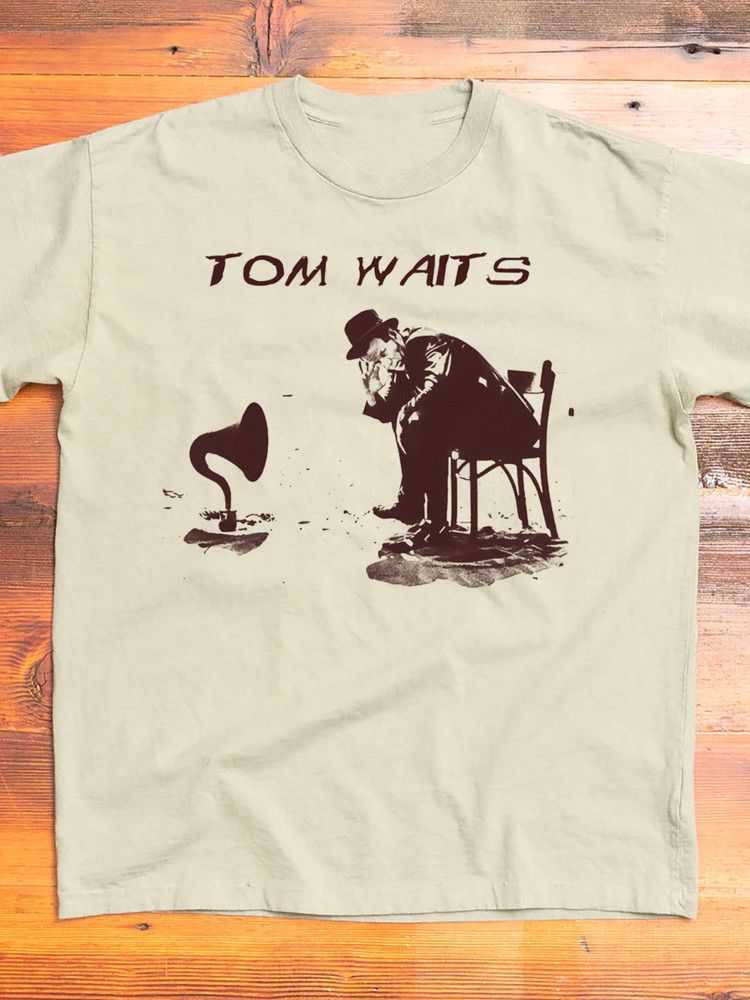 Tom Waits Collection Sand T Shirt All Size S to 5XL