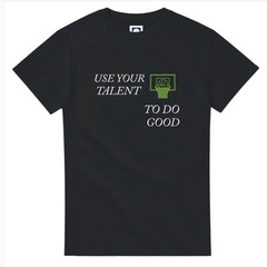 Black, T-Shirt with Inspirational Quotes, Small to 3XL, Men and Women’s.