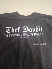 Funny Julius Caesar M T-Shirt, Chef Bandit Humorous History Shirt, Ancient Rome