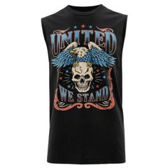 Way To Celebrate Men’s Americana Graphic Muscle Tank Top Eagle 2XL