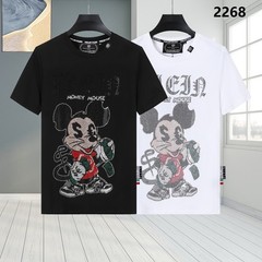 TIGER T-SHIRT PHILIPP PLEIN TSHIRT PHILIP SKULL RHINESTONE SKULL T-SHIRT POLO