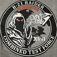 USAF B-21 RAIDER Shirt Men’s Small FLIGHT COMBINED TEST FORCE Edwards AFB