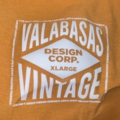 Valabasas Vintage Peace N Balance Graphic T-Shirt Men’s XL Yellow Short Sleeve
