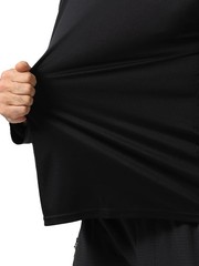 New Men’s Solid Color T-Shirt Sports And Leisure T-Shirt Outdoor Gym Running Bla