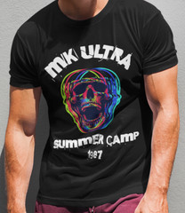 MK Ultra Summer Camp 1987 T-SHIRT Funny Political CIA Conspiracy Mind Control