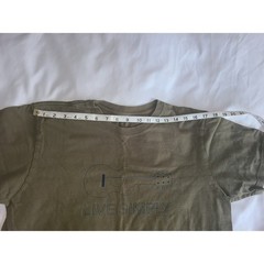 Patagonia Mens Live Simply Guitar Graphic T-Shirt Olive Green Organic Cotton M