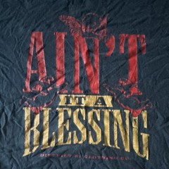 District 81 Clothing Co. ‘Ain’t It A Blessing’ Men’s T-Shirt 2X Black Cotton