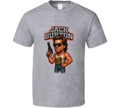 Big Trouble In Little China Jack Burton Retro 80’s Movie Caricature T Shirt