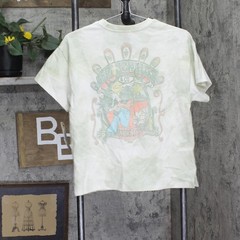 Levi’s Big Girls Oversized Cloud Dye T-Shirt Tee 41M679F Celadon Green Multi L