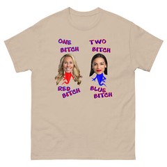 Political Parody Men’s classic tee AOC MTG Anti-extreme Pro-moderate Satire