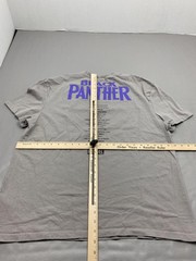 Marvel Black Panther Shirt Mens XL Gray Graphic Tee Superhero Comics Movie
