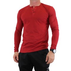 True Classic Men’s Shirt, Long Sleeve Henley Style Shirt MSRP $35