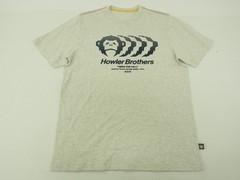 New! Howler Bros Mono Mirage Cotton Blend Tee Shirt Men’s Medium Heather Grey