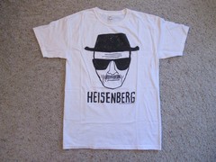 Breaking Bad Heisenberg Adult T Shirt White Size Medium