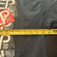 Vintage 10.Deep T-Shirt Size Large Black Logo Red White 10 Deep Short Sleeve