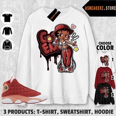 Shirt To Match Jordan 13 Dune Red Sneaker Matching Tee Got Em Betty T-Shirt