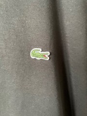 Lacoste Black Pima Cotton T-Shirt. Size US XSmall. Great condition
