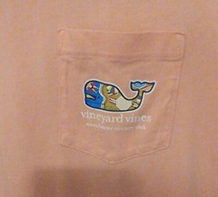 Vineyard Vines Men XS Whale Pocket Crew T-Shirt Tee Westchester Country Club