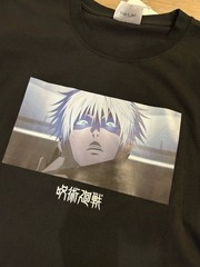 Jujutsu Kaisen Gojo Satoru Black Graphic T-Shirt NWT Tag Size 4L Japan