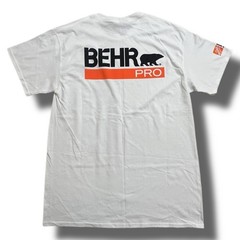 NWOT BEHR Pro x Home Depot Pro White T Shirt GILDAN Men’s LARGE