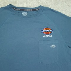 Dickies Performance Temp-IQ Tshirt With Dickies Arena Embroidered Teal Size M