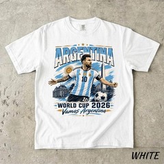 Argentina Soccer Shirt No 10 Football Fan Tee Vamos Argentina Graphic T-Shirt