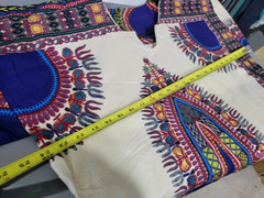 African Dashiki Shirt Mens M-L Chest 48″ Length 43″