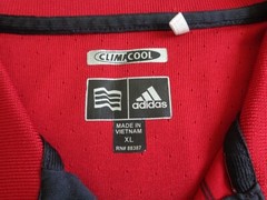 Adidas Climacool Shirt Men’s XL Red with Black Stripes Budweiser Logo