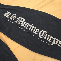 Marine Corps Long Sleeve Shirt Semper Fidelis Military Always Faithful (HOLE)