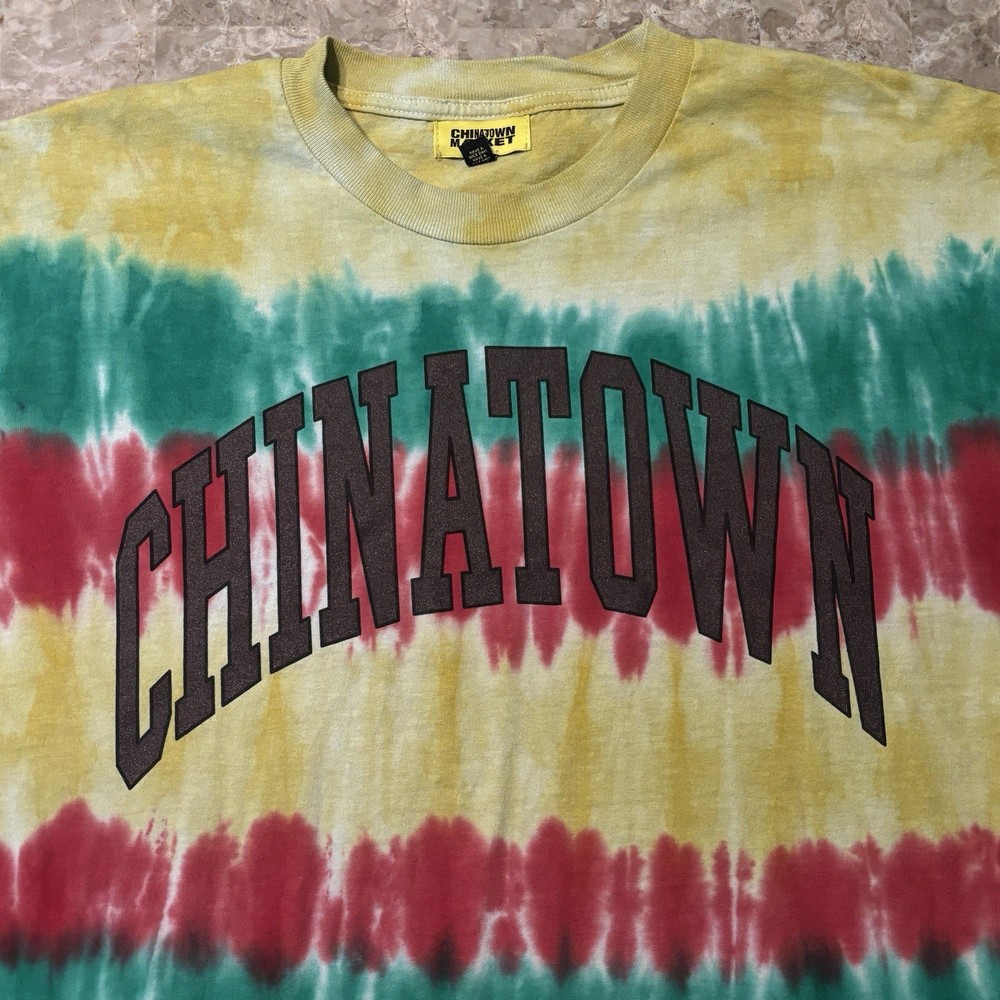 Chinatown Market Shirt Mens Large Tie Dye Short Sleeve Tee Lithuania