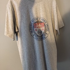 BALENCIAGA Gray Cotton T-shirt New And Authentic