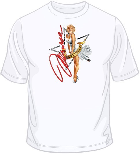 Marilyn Hollywood T Shirt You Choose Style, Size, Color Up to 4XL 10290