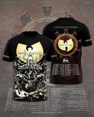 Wu-Tang Clan The Final Chamber World Tour T-Shirt Hip Hop Legend Graphic Tee