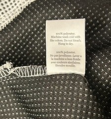 Publish Brand T-Shirt Black & White Streetwear Pocket Side Vent Round Hem Small