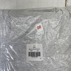 Hanes Shirt Mens 2XL Gray Crewneck Tagless Tee 4 Pack Cotton Blend Basic