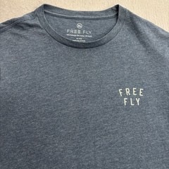 Free Fly Tee Graphic T Shirt Mens XL Long Sleeve Performance Stretch Comfort