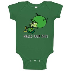The Great Gazoo Hello Dum Dum Cartoon Flintstones T Shirt