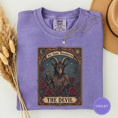 The Devil Set Some Boundaries Comfort Tee Funny Sarcasm Quote
