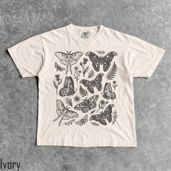Moth Insect Tattoo Art Design Comfort Tee Unisex Adult Gift