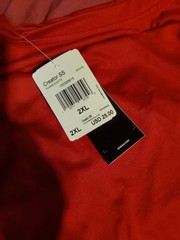 Adidas Men’s Creator SS Athletic T-Shirt 2XL Red w White Logo EK0092