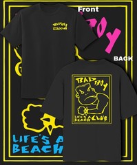 Bad Boy Club Yellow Print T Shirt Youth M – Adult 6XL Fast Ship!