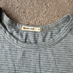 marine layer men’s short sleeve hemp cotton relaxed tee size M