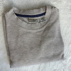 L.L. Bean Thermal Shirt Mens LG-REG Tan Good Waffle Knit Cotton Long Sleeve