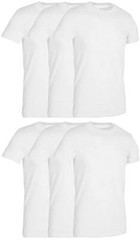 BILLIONHATS 6 Pack Men’s Bulk Big Tall Short Sleeve Cotton Lightweight T-Shirt