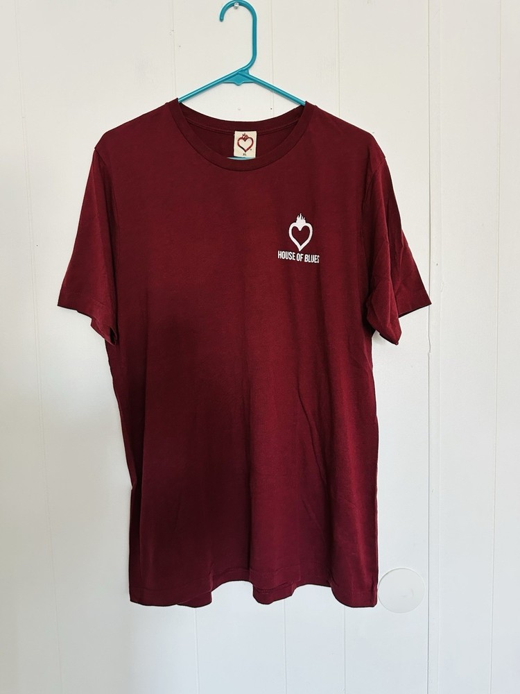 Vintage House Of Blues Shirt Mens XL Burgandy Logo