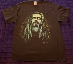 Vintage 2004 Rob Zombie T Shirt Size Large White Zombie Demonoid Tennessee River