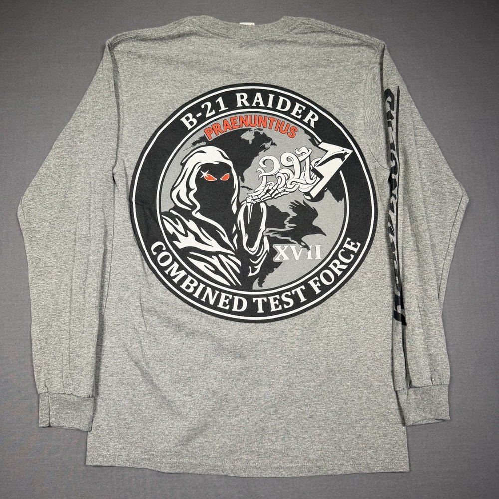 USAF B-21 RAIDER Shirt Men’s Small FLIGHT COMBINED TEST FORCE Edwards AFB