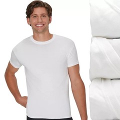 Hanes Men’s 3 Pack Comfort Fit Tagless White T -Shirts Size L 42-44″ Chest NEW