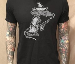 Strapped Slowpoke Rodriguez on Black Tee