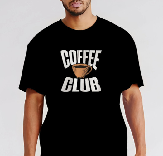 COFFEE CLUB – T-Shirt Size S-5XL